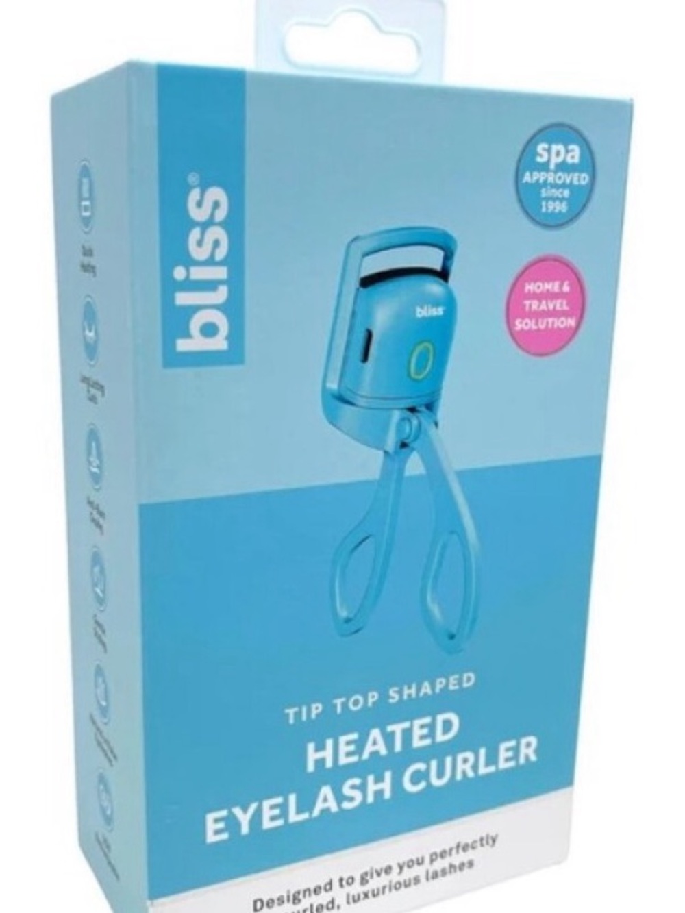 Bliss Heated Eyelash Curler in Light Blue